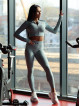 Crop top STREET COLLECTION K125 jasny morski MITARE