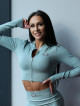 Crop top STREET COLLECTION K125 jasny morski MITARE
