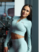 Crop top STREET COLLECTION K125 jasny morski MITARE