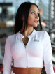 Crop top STREET COLLECTION K125 biały MITARE