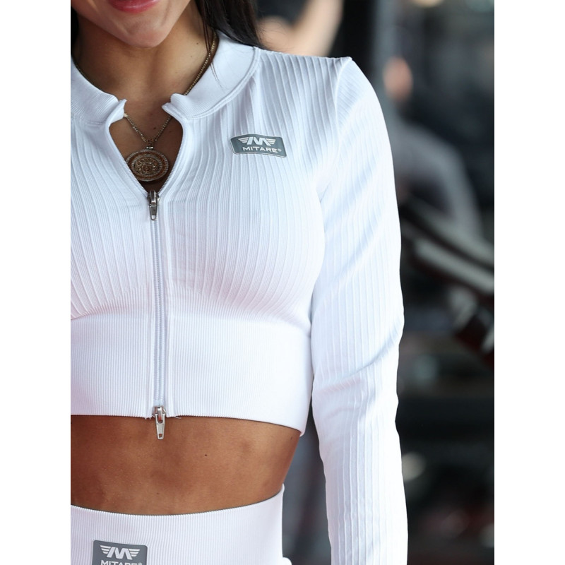 Crop top STREET COLLECTION K125 biały MITARE