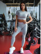 Koszulka SLIM PUSH UP K117 szara MITARE