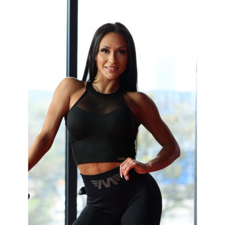 Top MESH K128 czarny MITARE