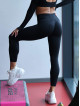 Legginsy damskie modelujące wyszczuplające czarne PUSH UP HYPNOTIZE K130 MITARE