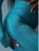 Legginsy damskie modelujące wyszczuplające turkusowe PUSH UP HYPNOTIZE K130 MITARE