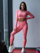 Crop top HYPNOTIZE K129 różowy MITARE