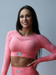 Crop top HYPNOTIZE K129 różowy MITARE
