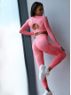 Crop top HYPNOTIZE K129 różowy MITARE
