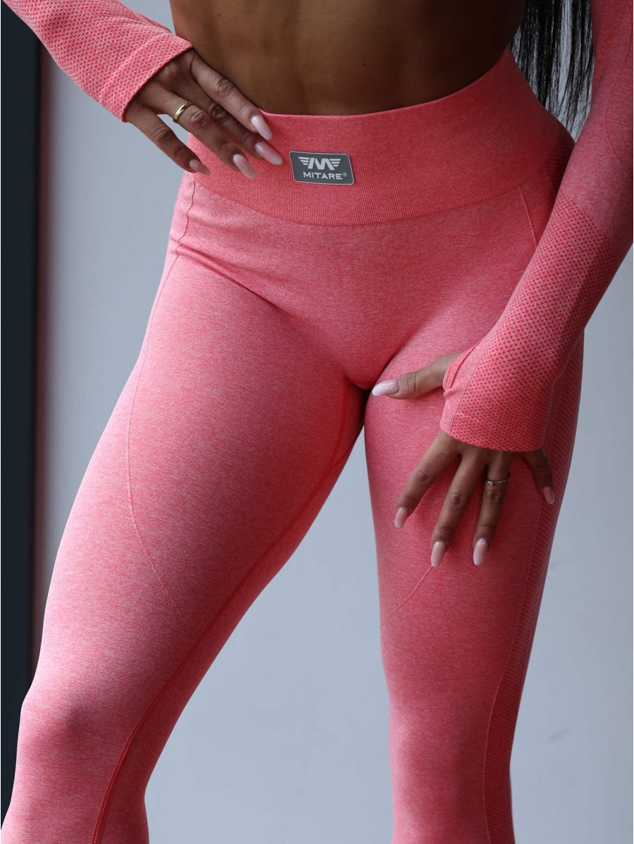 Legginsy damskie modelujące wyszczuplające różowe PUSH UP HYPNOTIZE K130 MITARE