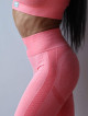 Legginsy damskie modelujące wyszczuplające różowe PUSH UP HYPNOTIZE K130 MITARE