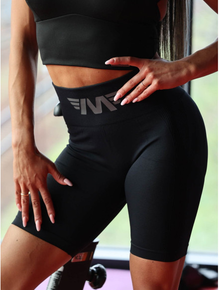 Spodenki bezszwowe PUSH UP MAX ANGEL K077A czarne MITARE